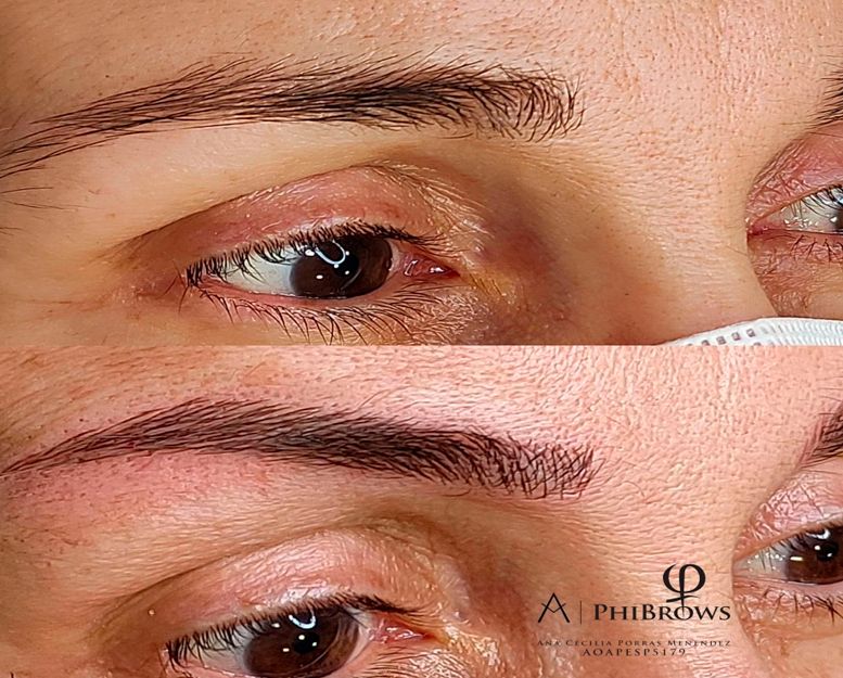 Tratamiento micropigmentación de cejas de Ana Porras