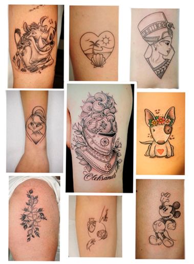 Tattoos realizados por Gema Expósito